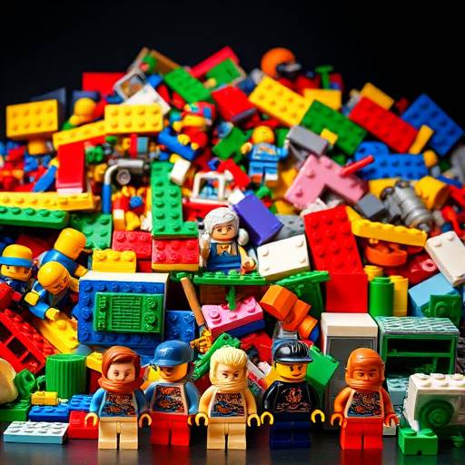 Assorted LEGO sets in various sizes