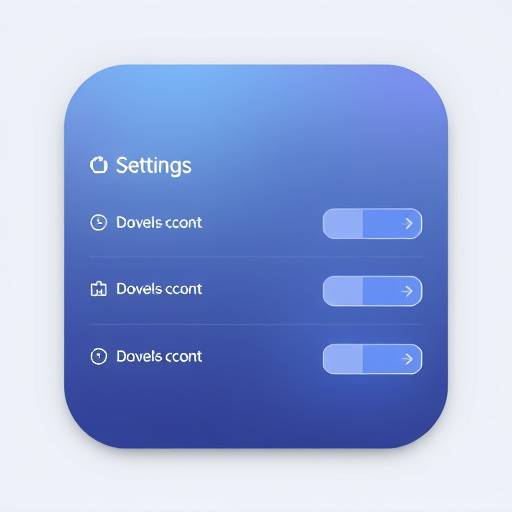 Icon showing browser settings, representing cookie control options