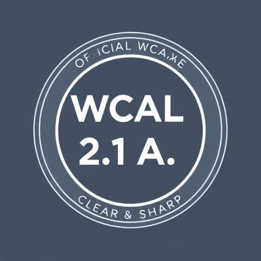 WCAG 2.1 AA conformance logo